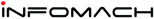 Logo Infomach Preta sem Tagline