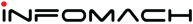 Logo Infomach Preta sem Tagline